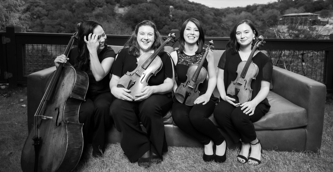 The Sienna String Quartet, wedding and event musicians. 
