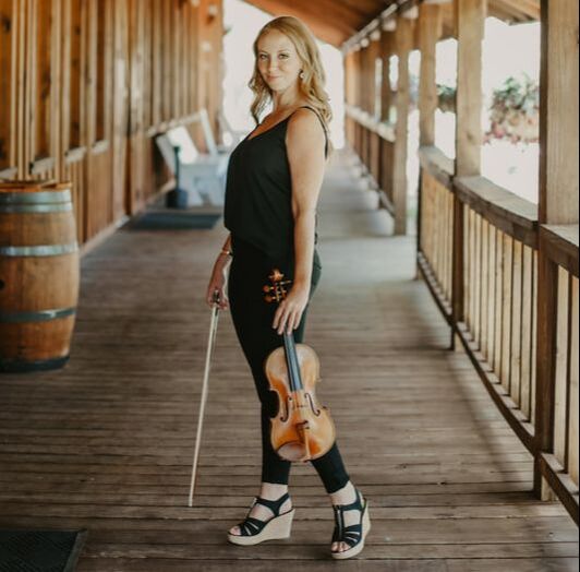Samantha Stewart, violinist for the Sienna String Quartet
